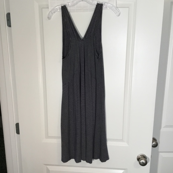 Philosophy Ladies Pullover Sleeveless Summer Dress Blue/ White Stripes Size XS - Picture 2 of 6